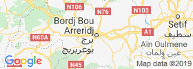 Bordj Bou Arreridj map
